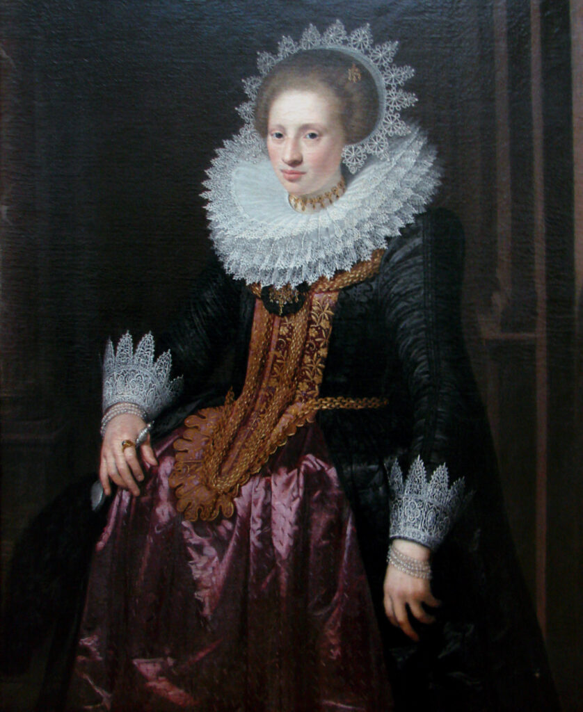 Jan Anthonisz van Ravesteyn, Portrait of a Woman, 1620 Oil on canvas, 52.9 x 41.1 in Palais des Beaux-Arts de Lille, France