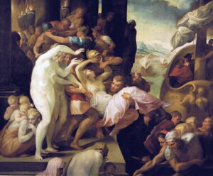 Francesco Primaticcio, The Rape of Helen, c 1530 – 1539 Oil on canvas, 61 x 74 in Bowes Museum, Barnard Castle, UK