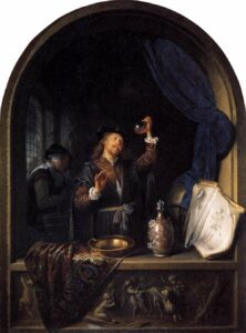 Gerrit Dou, The Physician, 1653 Oil on oak panel, 19.4 x 14.4 in Kunsthistorisches Museum, Vienna