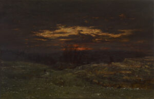 Théodore Rousseau, Hoarfrost, 1845 Oil on canvas, 25 x 38.5 in Walters Art Museum, Baltimore