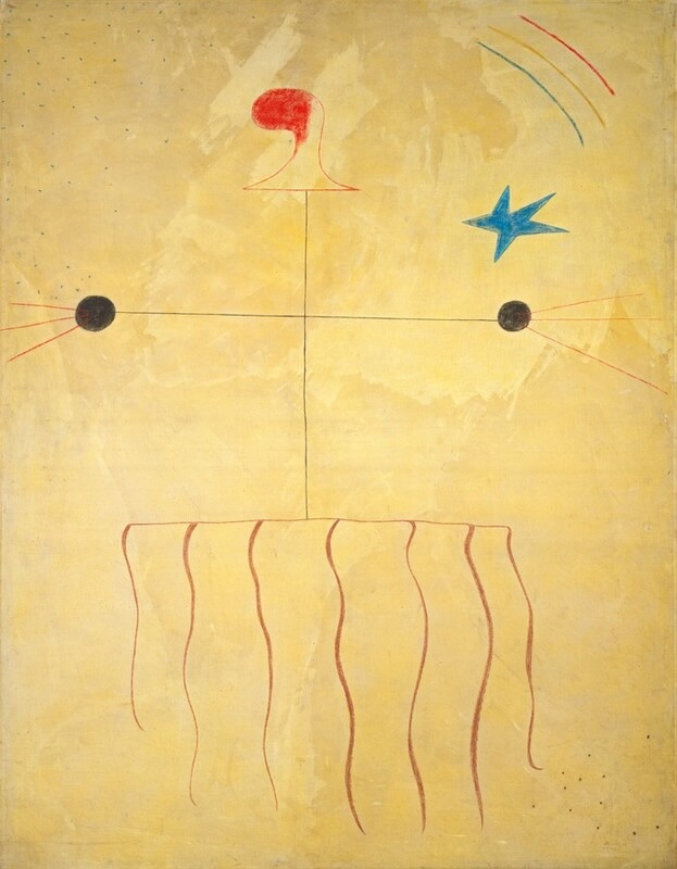 Joan Miró, Head of a Catalan Peasant, 1924 Oil and crayon on canvas, 57 1/2 x 44 15/16 in National Gallery of Art, Washington DC