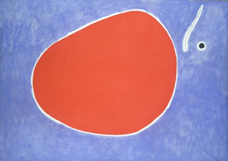 Joan Miró, Flight of the Dragonfly in Front of the Sun, 1968 Oil on canvas, 68 7/16 x 96 in National Gallery of Art, Washington DC