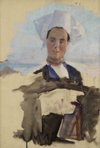 Cecilia Beaux, A Breton Woman and Other Studies, 1888 Oil on canvas, 15 x 10 5/8 in. Pennsylvania Academy of the Fine Arts, Philadelphia