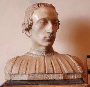 Mino da Fiesole, Bust of Rinaldo della Luna, c 1461–1464 Marble bust Museo Bandini, Fiesole