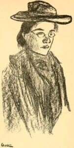 Sir Jacob Epstein, A Russian Girl Student, lllustration from The Spirit of the Ghetto; Studies of the Jewish Quarter in New York, 1902 Library of Congress, Washington DC