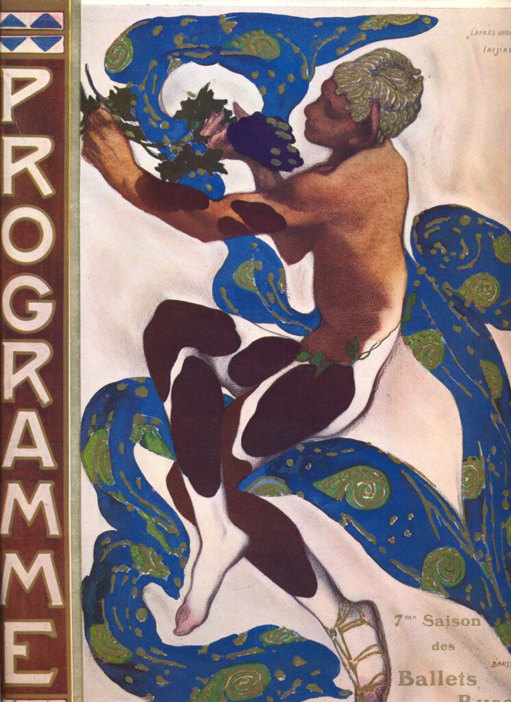 Léon Bakst, Vaslav Nijinsky, Poster for the Ballet "Afternoon of a Faun," 1912 Metropolitan Museum of Art, New York