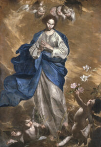 Bernardo Cavallino, The Immaculate Virgin, c 1645 Oil on canvas 84.6 × 59.1 in Museo del Prado, Madrid