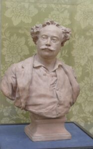 Jean-Baptiste Carpeaux, Bust of Alexandre Dumas the Younger, 1874 Terracotta cast Bristol City Museum and Art Gallery, UK
