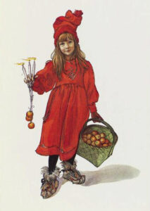 Carl Larsson, Brita as Iduna, c 1901 Watercolor on paper, 50 x 35 in Private Collection