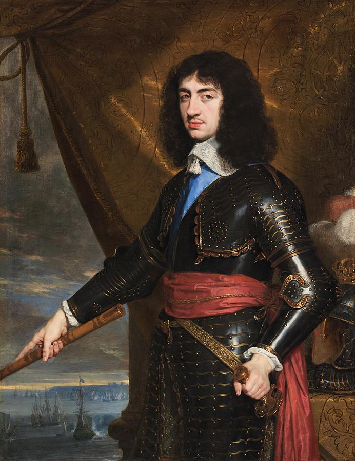 Philippe de Champaigne, Portrait of Charles II of England, c 1653 Oil on canvas, 51 x 39 in National Portrait Gallery, London