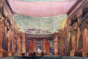 Léon Bakst, Set Design for the 1909 Ballets Russes Production of Cleopatra