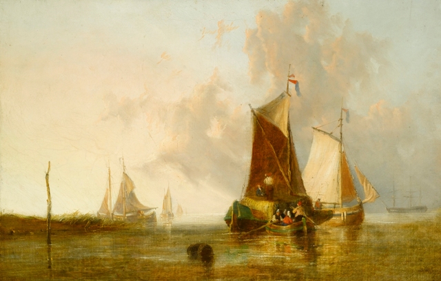 John Sell Cotman, The Mouth of the Yare Oil on canvas Private collection