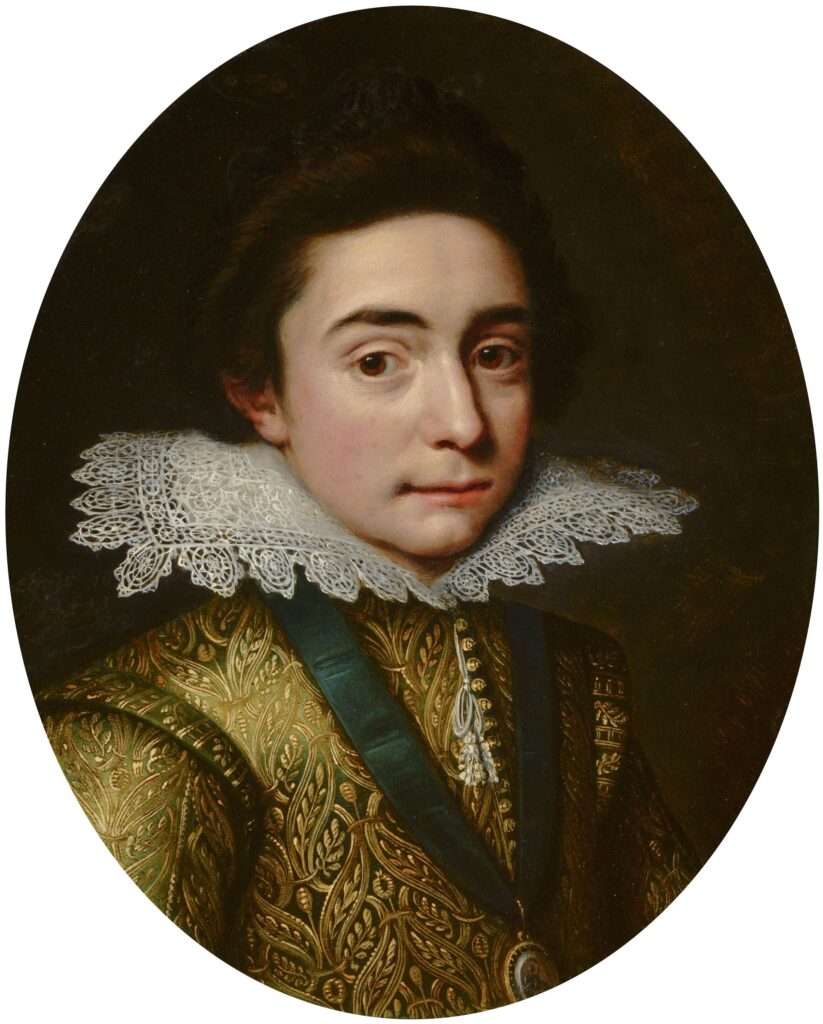 Michiel Jansz. van Mierevelt, Portrait of Frederick V of the Palatinate, 1613 Oil on copper, 10.9 x 9 in Mauritshuis, The Hague