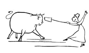 Edward Lear, A Young Lady of Hull, from A Book of Nonsense, 1846