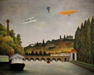 Henri Rousseau, View of the Bridge at Sèvres, 1908 Oil on canvas, 23.6 × 31.9 in Saint Louis Art Museum, MO