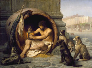 Jean-Léon Gérôme, Diogenes, 1860 Oil on canvas, 29.3 x 39.7 in Walters Art Museum, Baltimore