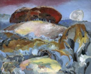 Paul Nash, Landscape of the Moon's Last Phase, 1944 Oil on canvas, 25 x 30 in Tate Gallery, London