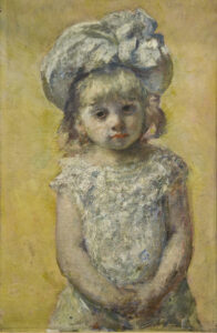 Mary Cassatt, Portrait of a Little Girl, c 1878 Oil on canvas, 22.0 x 18.1 in private collection