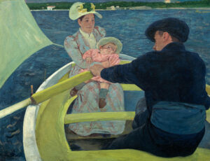 Mary Cassatt, The Boating Party, 1893–94 Oil on canvas, 35.8 x 46.2 in National Gallery of Art, Washington, DC