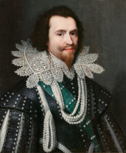 Michiel Jansz. van Mierevelt, Portrait of George Villiers, 1st Duke of Buckingham, 1625 - 1626 Oil on panel, 2.7 x 2.2 in Art Gallery of South Australia, Adelaide