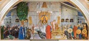 Carl Larsson, Midwinter Sacrifice, 1915 Oil on canvas, 256 x 545 in Nationalmuseum, Stockholm, Sweden
