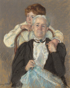 Mary Cassatt, Mrs Cyrus Lawrence, 1900 Pastel on paper, 24.0 x 19.9 in Metropolitan Museum of Art, New York, NY