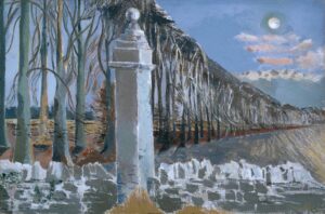 Paul Nash, Pillar and Moon, 1932–42 Oil on canvas, 20 x 30 in Tate Gallery, London