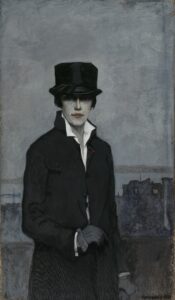 Romaine Brooks, Self-Portrait, 1923 Oil on canvas, 46 1/4 x 26 7/8 in Smithsonian American Art Museum, Washington DC