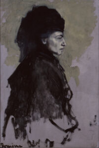 Romaine Brooks, Lady in Mourning, c 1910 Oil on canvas, 36 1/8 x 24 1/8 in Smithsonian American Art Museum, Washington DC