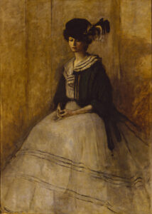 Romaine Brooks, The Green Silk Jacket, 1907 Oil on canvas, 63 7/8 x 45 1/8 in Smithsonian American Art Museum, Washington DC
