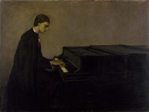 Romaine Brooks, Renata Borgatti, at the Piano, 1920 Oil on canvas, 55 7/8 x 74 1/4 in Smithsonian American Art Museum, Washington DC