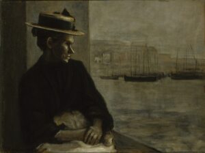 Romaine Brooks, The Charwoman, 1904 Oil on canvas, 30 3/8 x 40 1/2 in Smithsonian American Art Museum, Washington DC