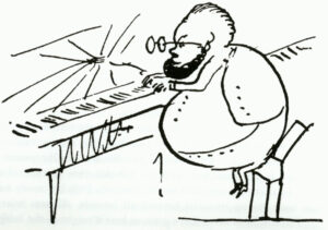 Edward Lear, The Artist Playing the Piano