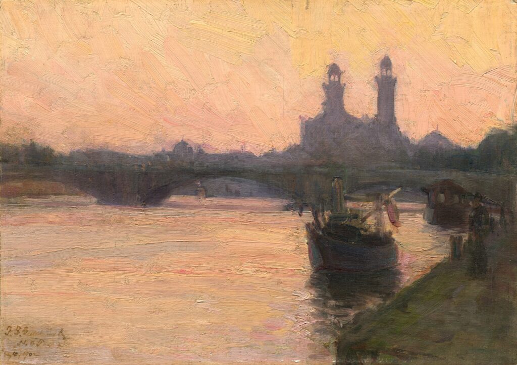 Henry Ossawa Tanner, The Seine, c 1902 Oil on canvas, 25.5 x 32 in Smithsonian American Art Museum, Washington