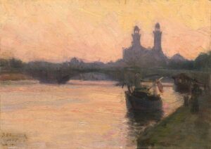 Henry Ossawa Tanner, The Seine, c 1902 Oil on canvas, 25.5 x 32 in Smithsonian American Art Museum, Washington