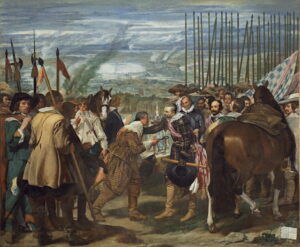 Diego Velázquez, The Surrender of Breda (Las Lanzas), 1634 – 1635 Oil on canvas, 120.9 x 144.9 in Prado Museum, Madrid