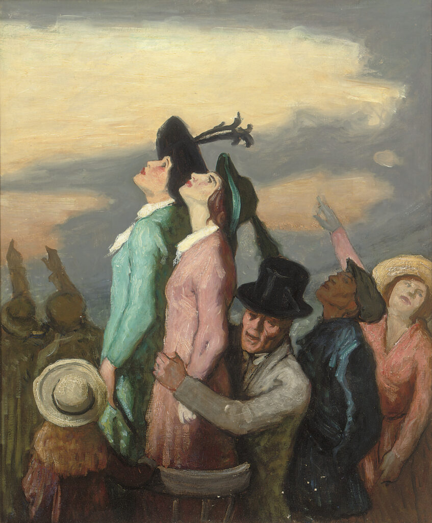 William Strang, Flight, c 1915 Oil on canvas, 48 x 36 in Private Collection
