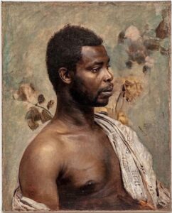 Gustav Klimt, Prince William Nii Nortey Dowuona, 1897 Oil on canvas, 25.8 x 21.3 in