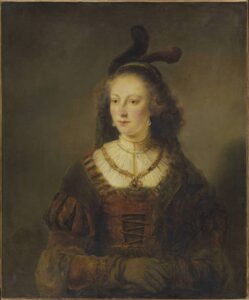 Ferdinand Bol, Portrait of a Lady, c 1648 Oil on canvas, 34.3 x 28.5 in Alte Pinakothek