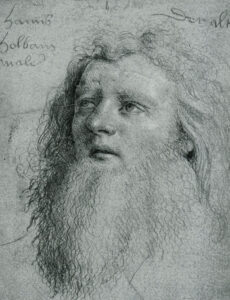 Hans Holbein the Elder, Self-Portrait, c 1516 Silverpoint, sanguine and paper, 5.1 x 3.9 in Condé Museum, Chantilly