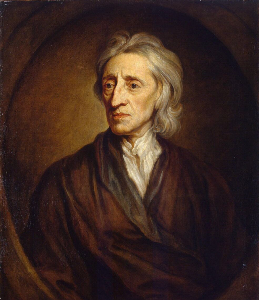 Sir Godfrey Kneller, John Locke, 1697 Oil on canvas, 29.9 x 25.1 in Hermitage Museum, Saint Petersburg, Russia