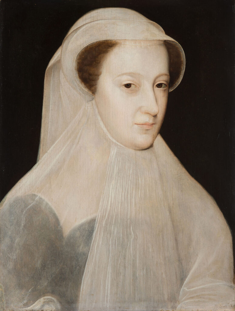 François Clouet, Mary, Queen of Scots, c 1560–1561 Oil on panel, 11.9 x 9.1 in Royal Collection Trust, UK