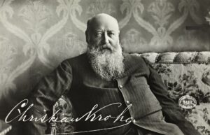 Portrait of Christian Krohg, c 1902 Photograph National Library of Norway, Oslo