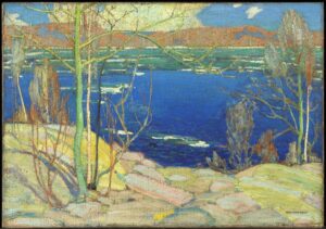 Tom Thomson, Spring Ice, 1916 Oil on canvas, 28.3 x 40.3 in National Gallery of Canada, Ottawa