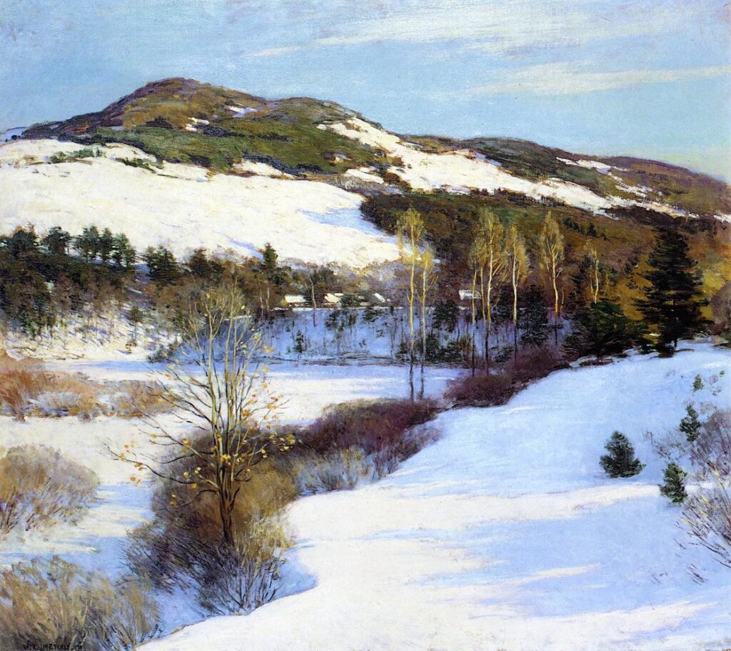 Willard Metcalf, The Cornish Hills, 1911 Oil on canvas, 35 x 40 in Seattle Art Museum, Seattle