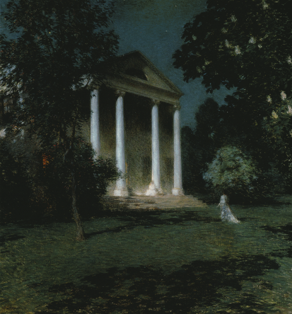 Willard Metcalf, May Night, 1906 Oil on canvas, 39.1 x 36.1 in National Gallery of Art, Washington DC