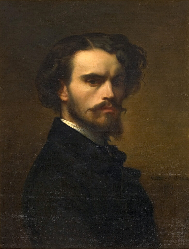 Alexandre Cabanel, Self-Portrait, 1852 Oil on canvas, 23.8 × 18.3 in Musée Fabre, Montpellier