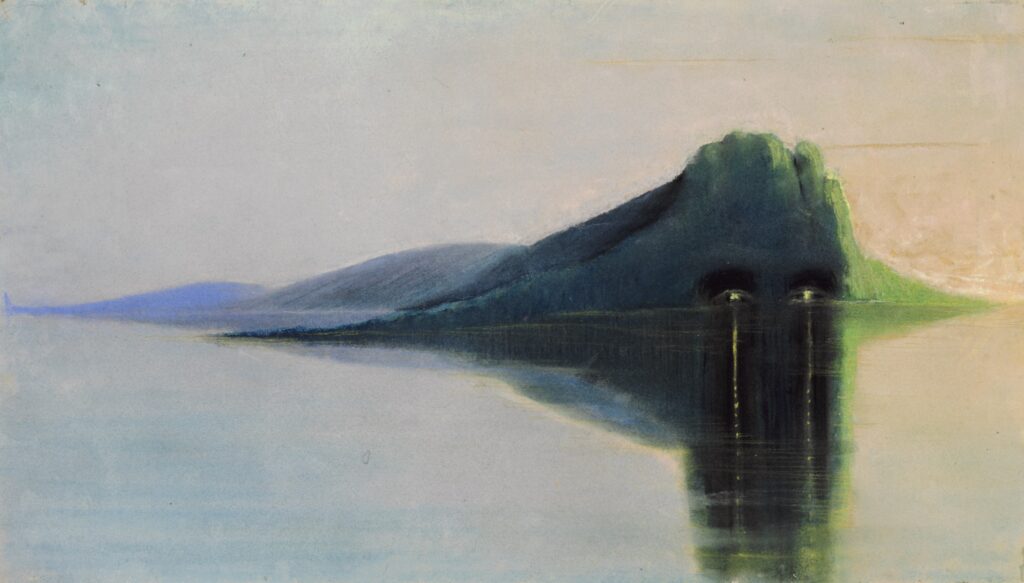 Mikalojus Konstantinas Čiurlionis, Serenity, 1903–1904 Pastel on paper, 16.6 × 28.6 in M. K. Čiurlionis National Museum of Art, Kaunas, Lithuania