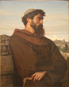Alexandre Cabanel, The Roman Monk, 1848 Oil on canvas, 36 × 28.5 in Musée Fabre, Montpellier