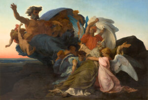Alexandre Cabanel, The Death of Moses, 1850 Oil on canvas, 55.1 × 80.3 in Musée Fabre, Montpellier